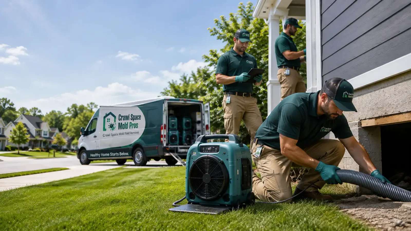 Crawl Space Mold Removal in Benson, MN